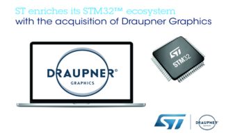 意法半導體收購Draupner Graphics 強化人工智能基礎軟件與圖形用戶界面開發(fā)能力